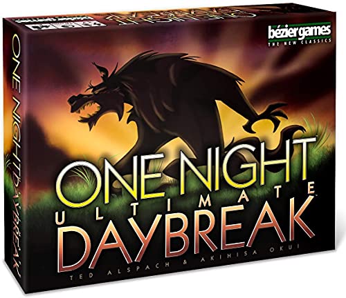 One Night Ultimate Daybreak, Great Family Game, Fast and Fun Game, Hidden Roles & Bluffing, Ultimate Party Game