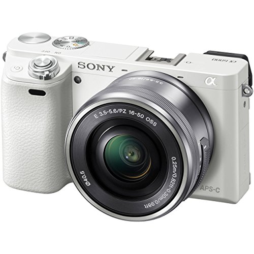 Sony Alpha a6000 Mirrorless Digital Camera with 16-50mm Power Zoom Lens (White) - ILCE6000L/W - Click to Buy