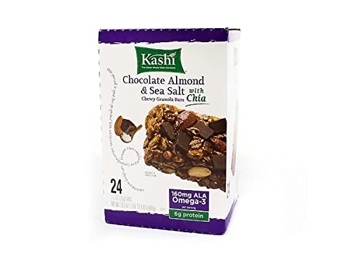 Kashi Granola Bars, Chewy, Chocolate Almond & Sea Salt with Chia 24ct. by kashi (1 box) - Click to Buy