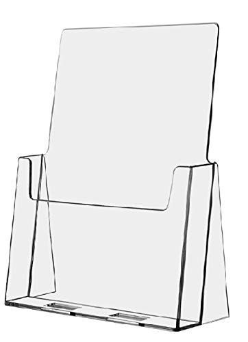 T'z Tagz Lot de 2 supports de brochure demi-page en acrylique 15,2 cm de large - Click to Buy