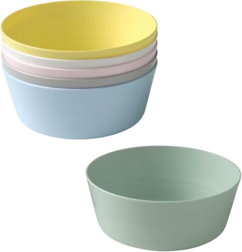 Ikea Kalas 301.929.60 BPA-Free Bowl, Assorted Colors, 6-Pack - Click to Buy