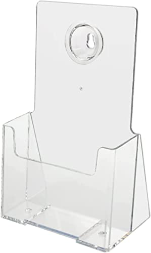 Premium Counter Top Trifold 4-Inch Wide Acrylic Brochure Holder - Click to Buy