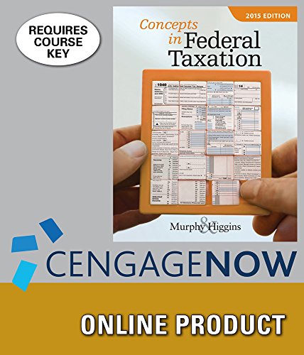 CengageNOW for Murphy/Higgins' Concepts in Federal Taxation 2015, 22nd Edition
