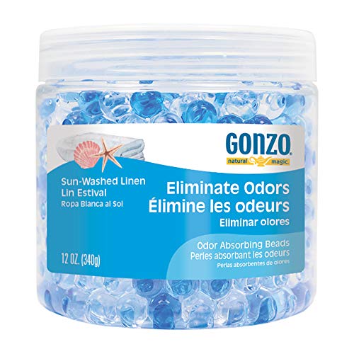 Gonzo Natural Magic Fragrance Beads - Odor Absorbing - 12 Ounce - Sun Washed Linen - Click to Buy