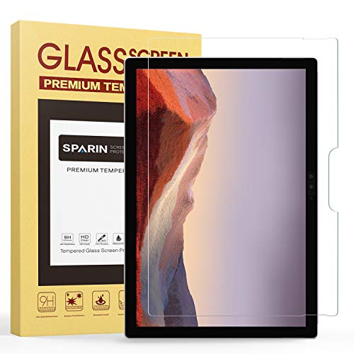 Surface Pro 4 Screen Protector [Tempered Glass], SPARIN® Ultra Clear High Definition Tempered Glass Screen Protector for Microsoft Surface Pro 4 - Click to Buy