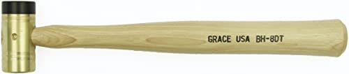 Grace USA - 8 Ounce Delrin Tipped Brass Hammer - 8DT -Gunsmithing - Hammers - 8 Ounce - Gunsmith Tools & Accessories - Click to Buy
