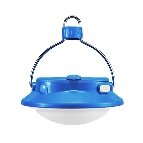 SUBOOS Gen 2 ULTIMATE Rechargeable LED lantern and 5200mAh Power Bank - 3 Brightness Modes - Great Light for Camping, Shed, Car & Power Outage (Blue1) - Click to Buy