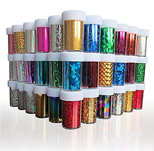 Xichen Nageldesign-Set Klebeglitter, 24 Farben - Click to Buy