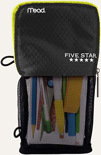 Mead Stand N Store Pencil Pouch, New Honey Comb Design (Black) by Mead Cambridge - Click to Buy