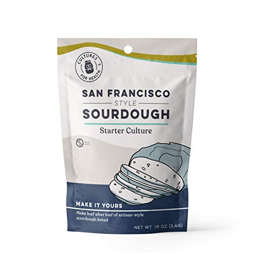 Cultures for Health San Francisco Sourdough Style Starter Culture | Homemade Artisan Bread | Heirloom, non-GMO | Live Culture Bread Mix | Easy to Follow Recipe - Click to Buy
