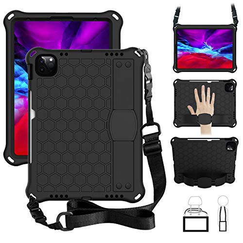 TabPow iPad Air 2 Case, [Hybrid Shockproof Case] Hot Pink Rugged Triple-Layer Shock-Resistant Drop Proof Defender Case Cover with Kickstand for Apple iPad Air 2 with Retina Display, Blue - Click to Buy
