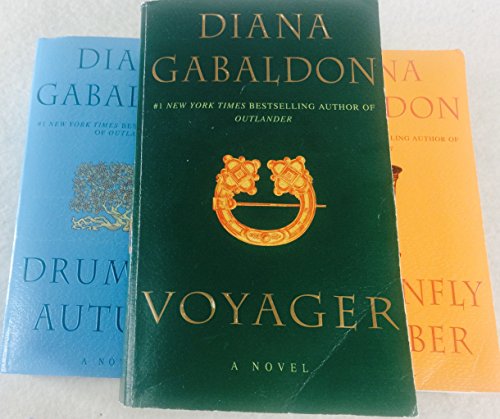 Diana Gabaldon: 3 Book Set: softcover: Dragonfly in Amber: Drums of Autumn: Voyager: Very Good - Click to Buy
