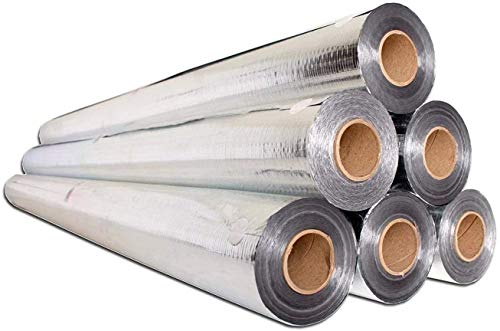 US Energy Products Radiant Barrier Insulation 1000 sqft (4ft Wide) Commercial Grade Perforated No Tear Green Energy Radiant Barrier Reflective Insulation Solar Attic Foil Roof House Wrap SCIF RIFD - Click to Buy
