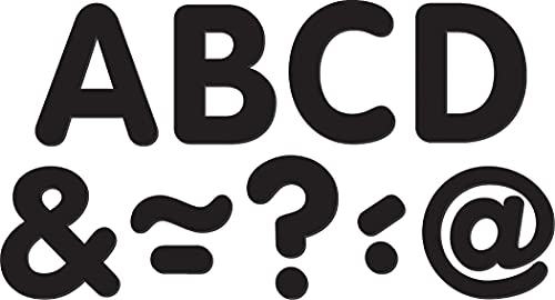 Teacher Created Resources 77188 Black Classic 2-Inch Magnetic Letters - Click to Buy