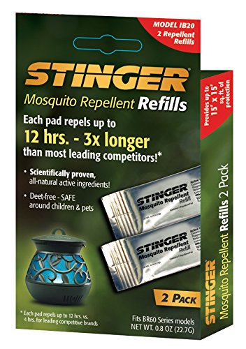 Stinger Mosquito Repellent Refills (2) Per box (IB20) - Click to Buy