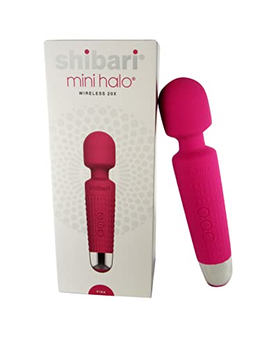 Shibari Mini Halo Plus, Massage Wand Vibrator, Clitoral Stimulator, Wireless Sextoy, Quiet & Waterproof, Powerful Personal Clitoris Massager for Women (Pink) - Click to Buy