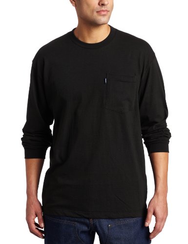 Key Apparel Men's Big-Tall Heavyweight Long Sleeve Pocket T-Shirt - Click to Buy