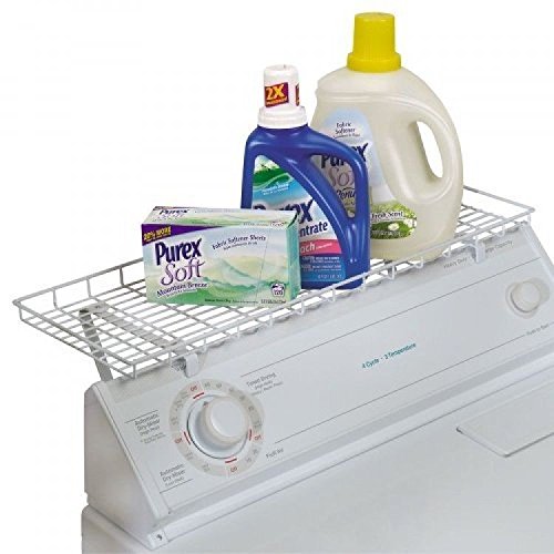 Household Essentials Over-The-Washer Storage Shelf, White - Click to Buy