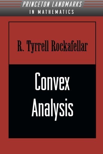 Convex Analysis (Princeton Landmarks in Mathematics and Physics) by Rockafellar, Ralph Tyrell (1997) Paperback