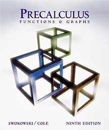 Precalculus: Functions and Graphs (with CD-ROM) Har/Cdr edition by Swokowski, Earl W., Cole, Jeffery A., Swokowski, Earl, Cole, (2001) Hardcover - Click to Buy