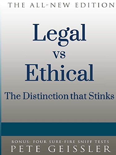 Legal vs. Ethical: The Distinction That Stinks (Bigshots' Bull) (English Edition) - Click to Buy