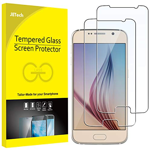 JETech Screen Protector for Samsung Galaxy S6, Tempered Glass Film, 2-Pack - Click to Buy