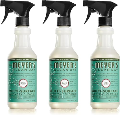 Basil : Mrs. Meyer's Multi-Surface Everyday Cleaner, Basil, 16 Fluid Ounce (Pack of 3) - Click to Buy
