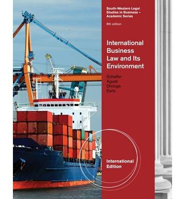 [(International Business Law and Its Environment )] [Author: Richard Schaffer] [Apr-2011] - Click to Buy