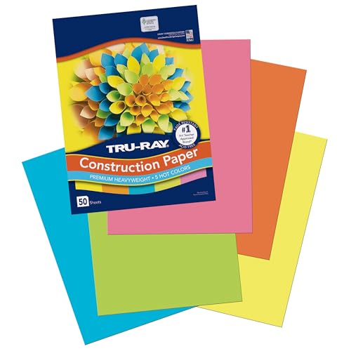 Pacon® PAC6596 Tru-Ray® Construction Paper, 9" x 12", Hot Colors, 50 Sheets - Click to Buy