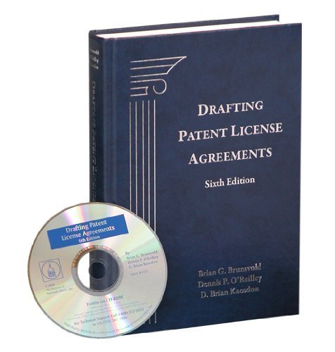 Drafting Patent License Agreements by Brunsvold, Brian G., O'Reilley, Dennis P., Kacedon, D. Brian(December 1, 2008) Hardcover - Click to Buy