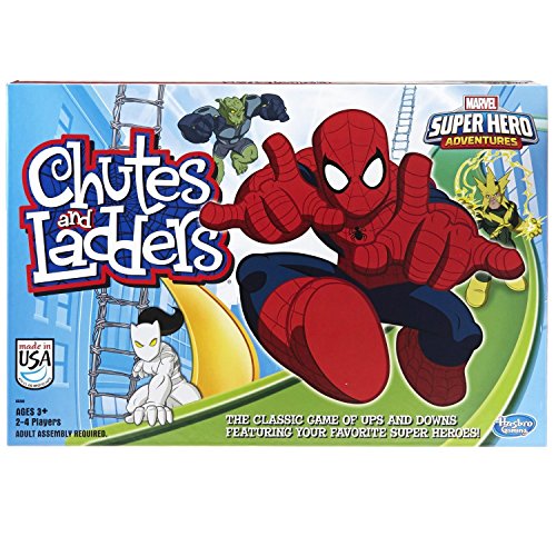 Marvel Spider Man Web Warriors Chutes & Ladders Game - Click to Buy