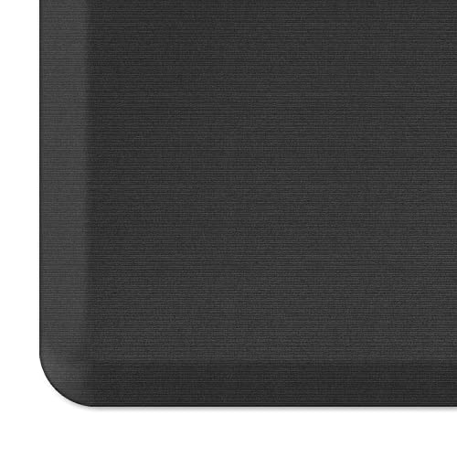 NewLife by GelPro Designer Comfort Mat, 20 by 48-Inch, Grasscloth Charcoal - Click to Buy