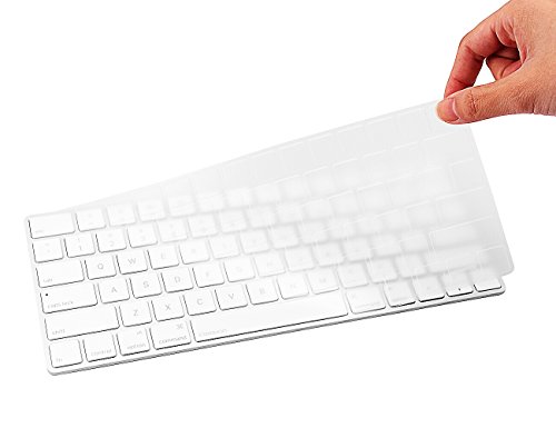 COOSKIN Ultra Thin Clear Keyboard Cover Protector Skin for Apple Wireless Magic Keyboard (for Magic Keyboard (MLA22LL/A)) - Click to Buy