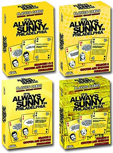 It's Always Sunny in Philadelphia Playing Cards, 4-Pack - Click to Buy
