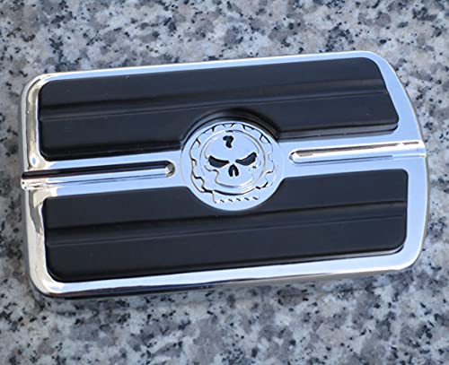 i5 Chrome Skull Rear Brake Pedal Cover for Kawasaki For Suzuki For Yamaha - Click to Buy