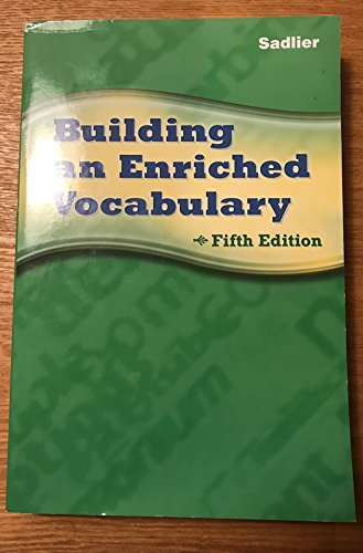 Building An Enriched Vocabulary, 5th Edition by Sadlier (2009-01-01) - Click to Buy