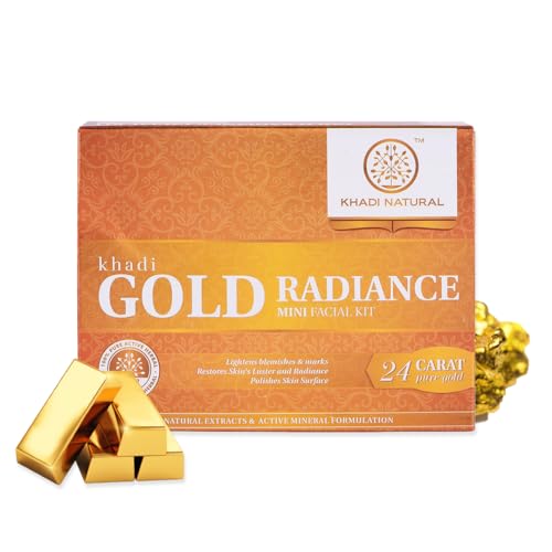 Khadi Natural Gold Radiance Mini Facial Kit, 75 g - Click to Buy