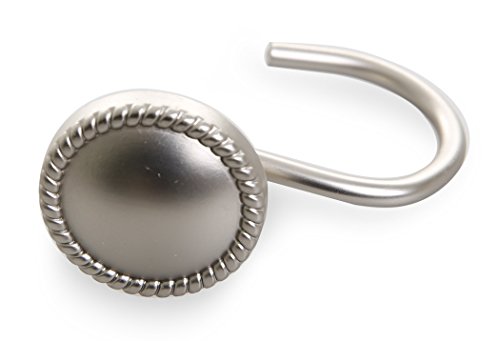BINO 'Chambord' Shower Curtain Hooks, Nickel - Click to Buy