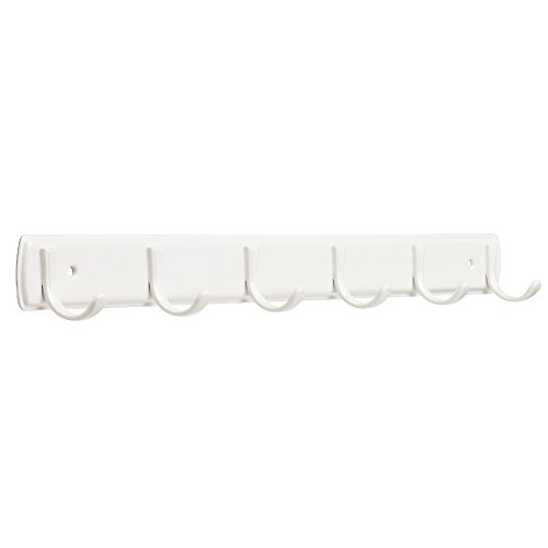Franklin Brass FBSSMR6-W-R, 20" Hook Rail / Rack, in White - Click to Buy