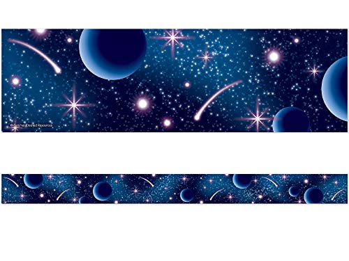 Teacher Created Resources Blue Stellar Space Straight Border Trim (5852) - Click to Buy