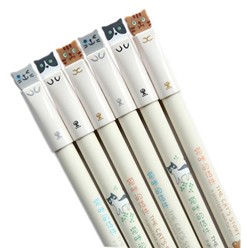 Ganssia stylos à encre gel d'encre noire style 1 - Click to Buy
