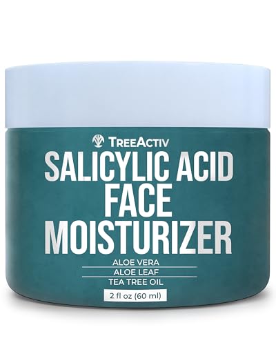 TreeActiv Acne Eliminating Face Cream | Best Natural Extra Strength Fast Acting Treatment for Clearing Facial Acne | Gentle Enough for Sensitive Skin, Adults, Teens, Men, Women | Tea Tree | 2 fl oz - Click to Buy