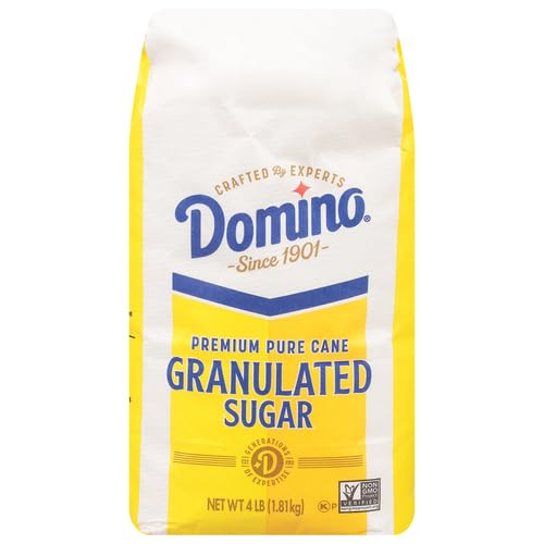 Domino, Granulated White Sugar, 4 lb,packaging may vary - Click to Buy