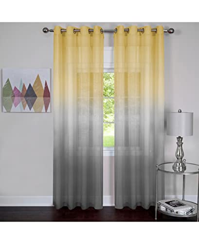 Achim Home Furnishings Rainbow - Single Grommet Panel - 52 x 63 Grey
