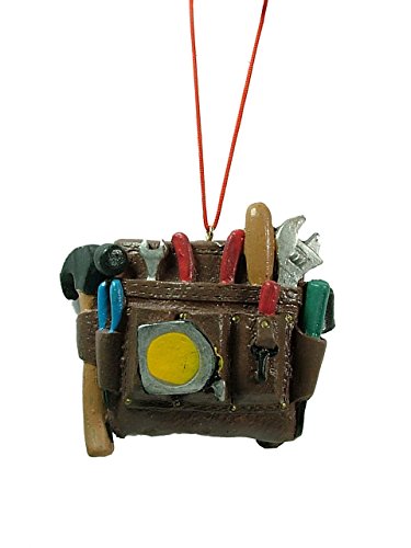 Midwest Tool Belt Box Wrench Hammer Handyman Christmas Tree Ornament - Click to Buy