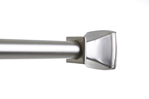 BINO 'Chateau' Shower Curtain Tension Rod, Brushed Nickel by BINO - Click to Buy