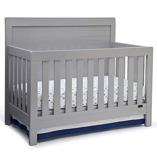 Simmons Kids Rowen 4-in-1 Convertible Crib, Grey - Click to Buy