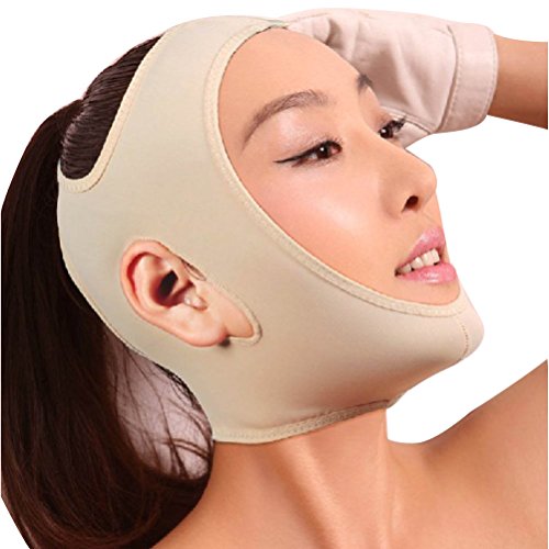 Joly Full Face Style Anti Wrinkle Face Slimming Cheek Mask Lift V Face Line Slim 4 Size for Your Choice (M-#1841) - Click to Buy