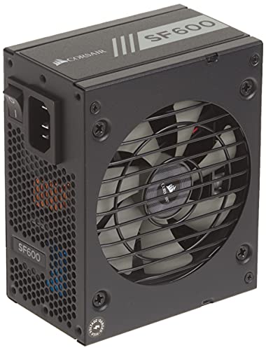 Corsair SF-Serie, SF600, 600 Watt, voll modulares Netzteil, 80+ Gold Zertifiziert - Click to Buy