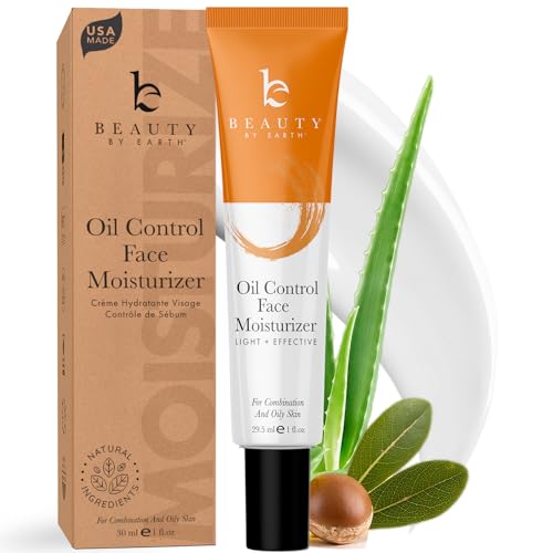 Facial Moisturiser Organic & Natural Daily Face Moisture Cream for Sensitive, Oily or Combo Skin; Light & Soothing; Best Non-Greasy Oil Control Lotion, Anti-Aging & Anti-Wrinkle for Men and Women